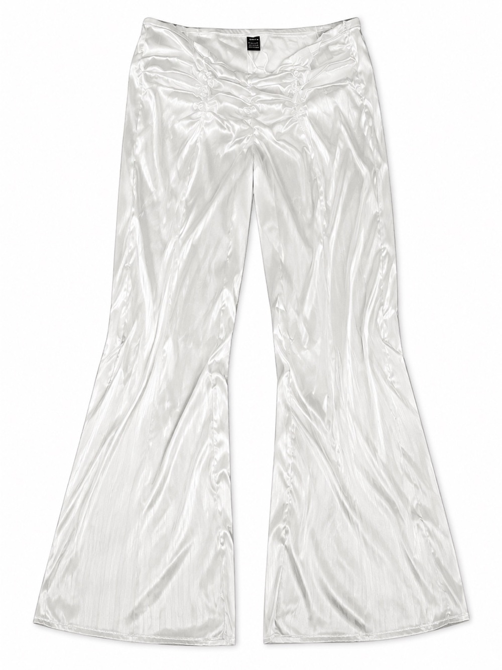 SHEIN Silver Satin Pants